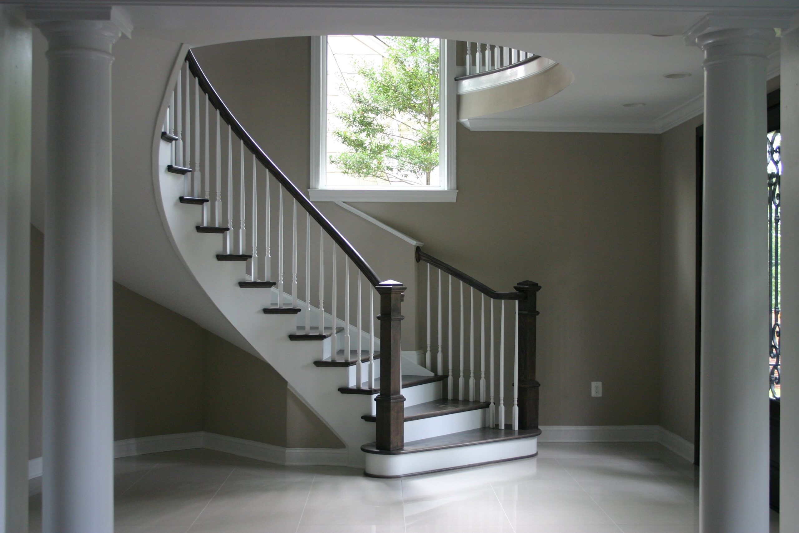 This showcases a completed loudoun stairs project within a home in northern virginia. 