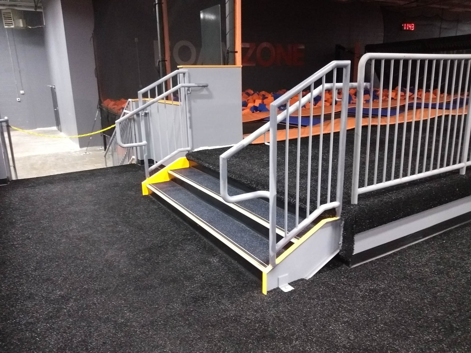 This showcases a completed loudoun stairs project within a home in northern virginia. This showcases the metal fabrication that loudoun stairs did in their shop. 