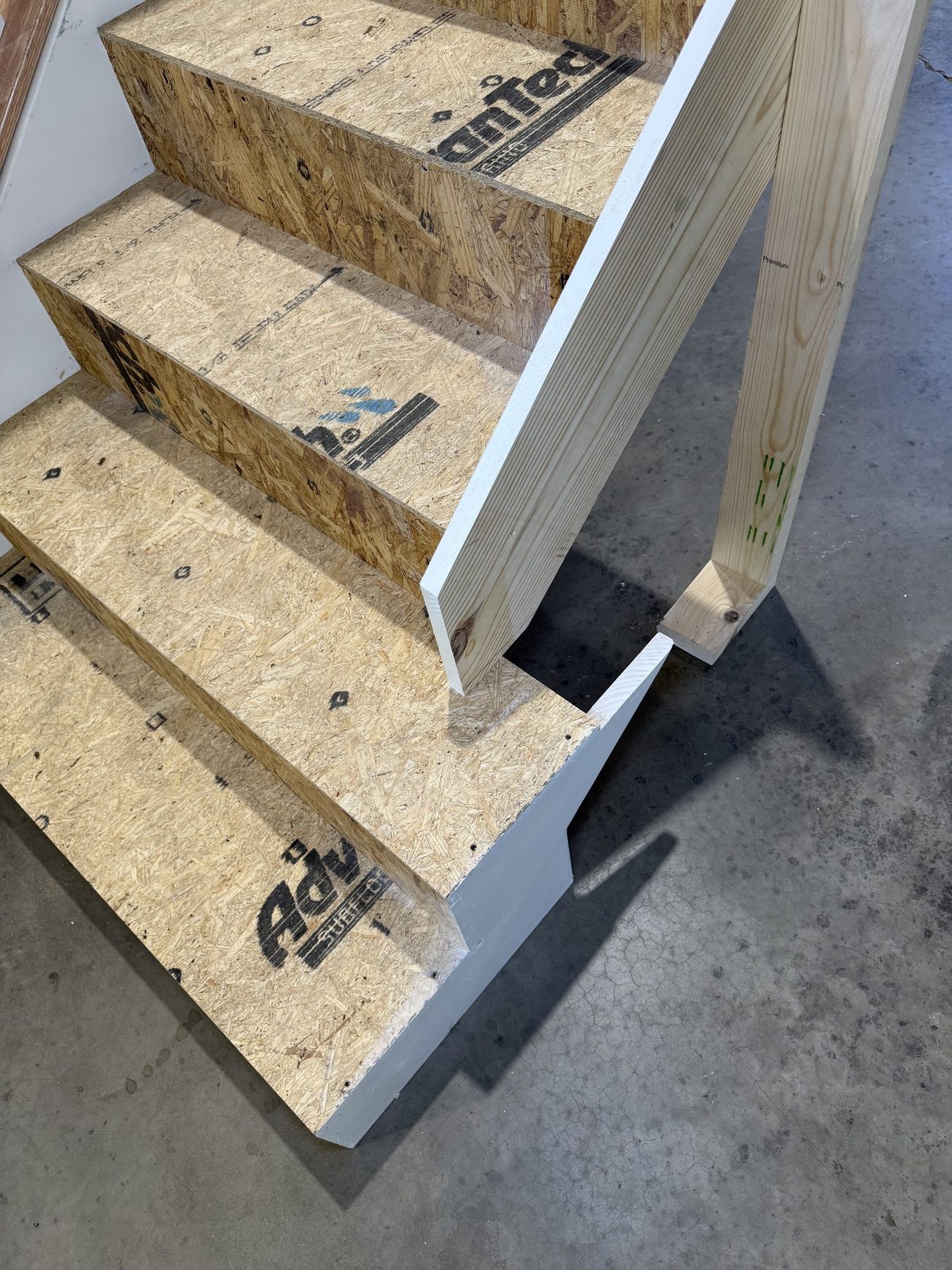 Apex stair used through construction